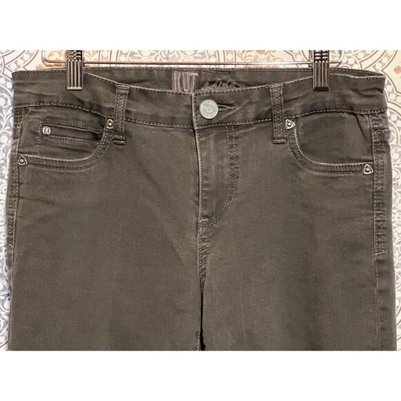 Kut From The Kloth Women’s Charcoal Gray Skinny Jeans – Size 6 - Picture 3 of 12